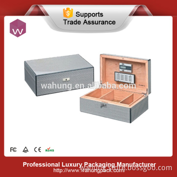 luxury custom wooden box for cigar storage